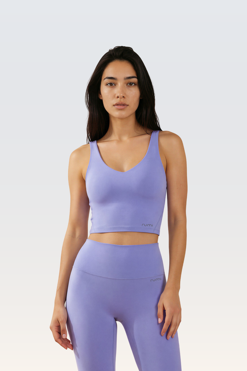 W SunSoft Tank Bra - Periwinkle