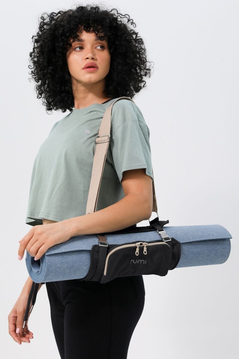 Rumi Earth - Origami Mat Carrier - Graphite - RU - OMC - 01 - DG - Yoga Mat Carrier